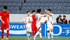 细谷真大：与韩国队比赛自己要取得进球，目标取胜夺得东亚杯冠军